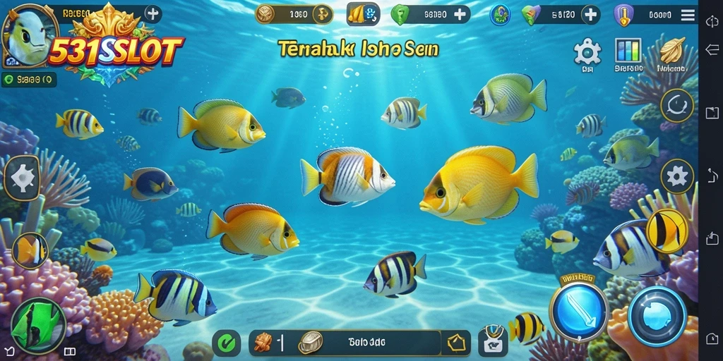 Gameplay seru dalam permainan Tembak Ikan 531SLOT.