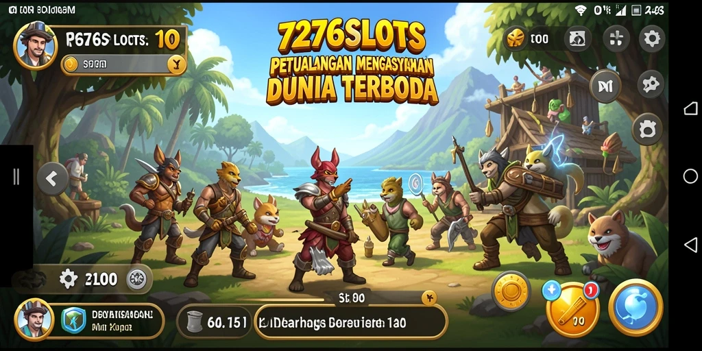 Pengalaman bermain Open World yang mendebarkan di 7276SLOTS.