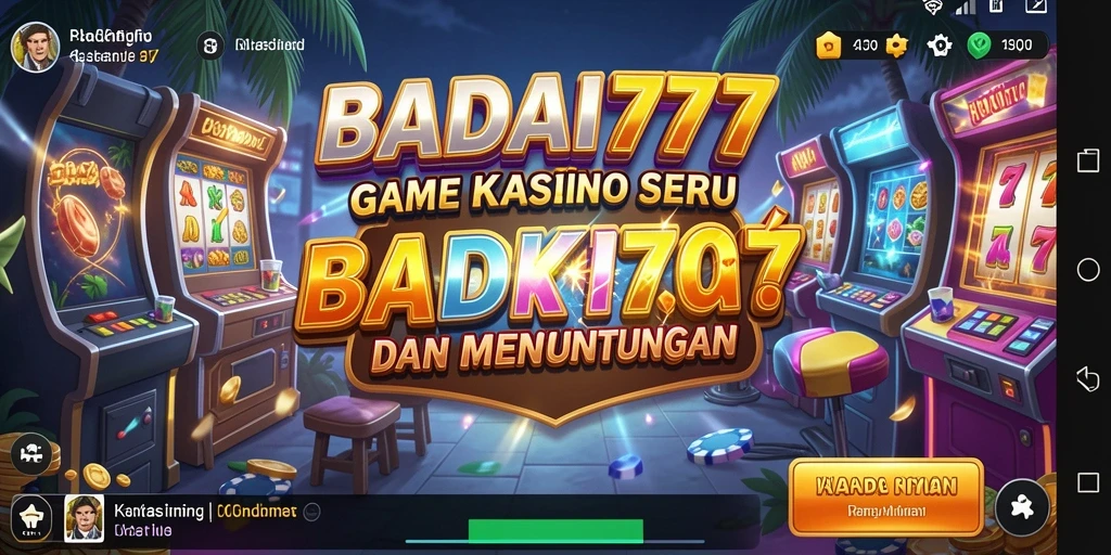 Tampilan gameplay Kasino BADAI777 yang menarik dan seru.