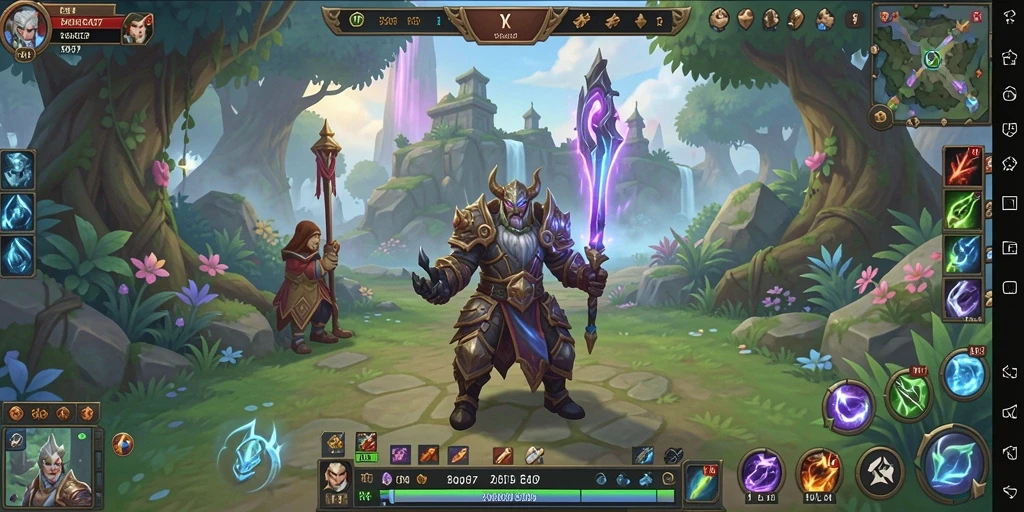 Tampilan menarik gameplay MMORPG BOLA07 yang memukau.