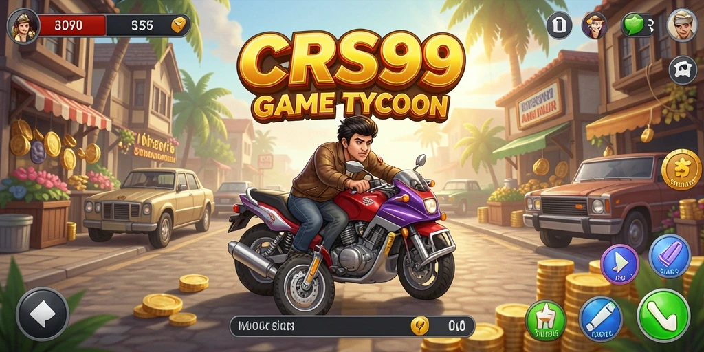Menampilkan gameplay seru dan strategi dalam <strong>CRS99</strong> sebagai game Tycoon.