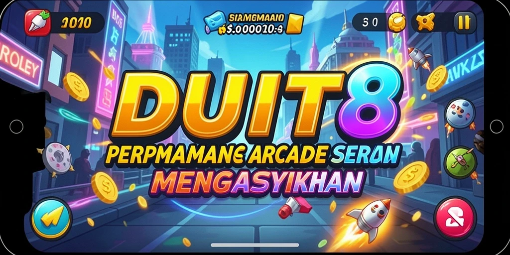 Tampilan gameplay seru dan penuh aksi dari DUIT8.