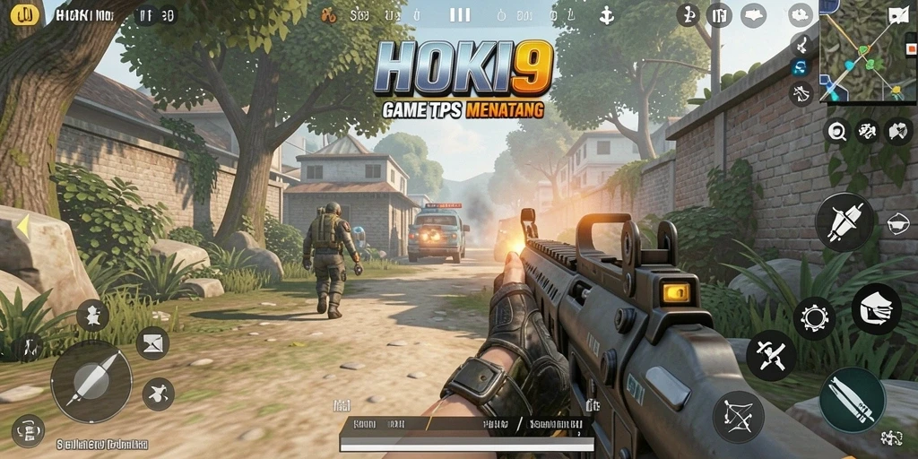 Tangkapan layar HOKI9 menampilkan aksi gameplay TPS yang mendebarkan.