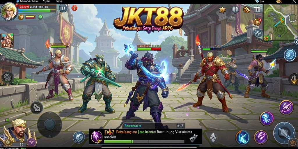Tampilan gameplay penuh aksi di JKT88