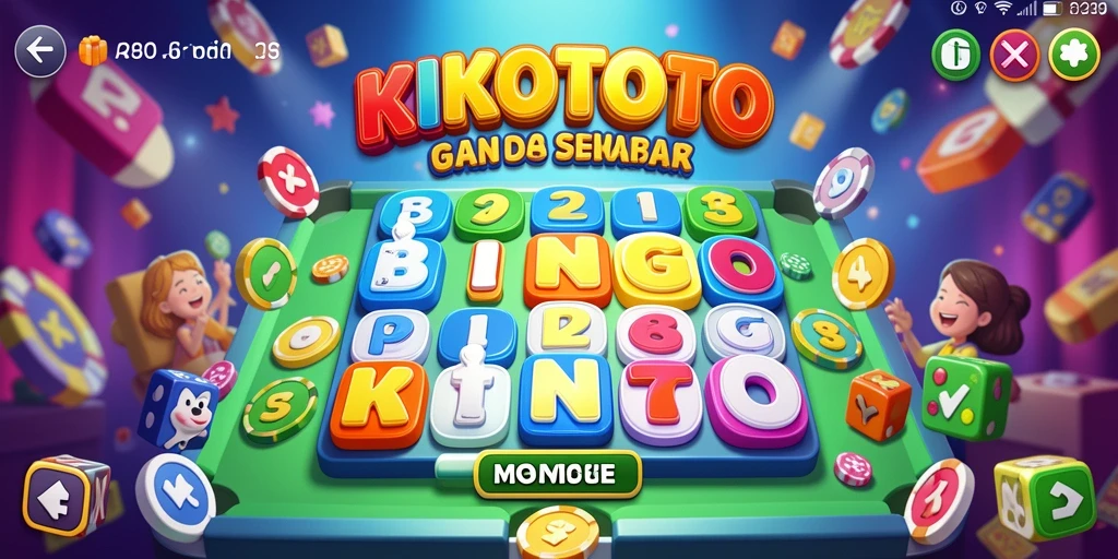 Tampilan gameplay seru di KIKOTOTO dengan suasana Bingo yang mendebarkan.