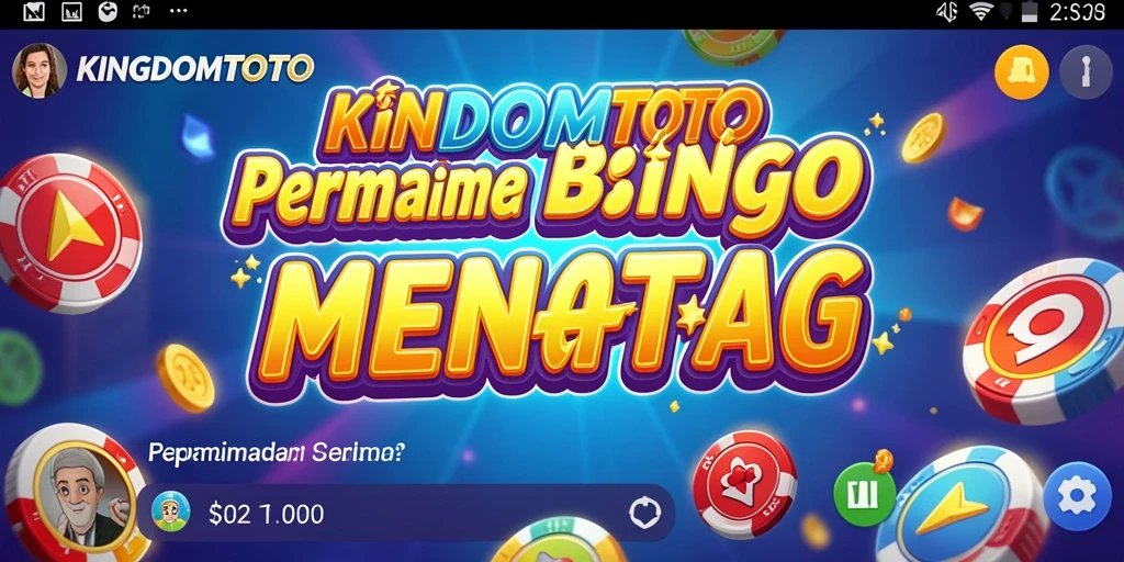 Tampilan gameplay menegangkan dalam KINGDOMTOTO Bingo.