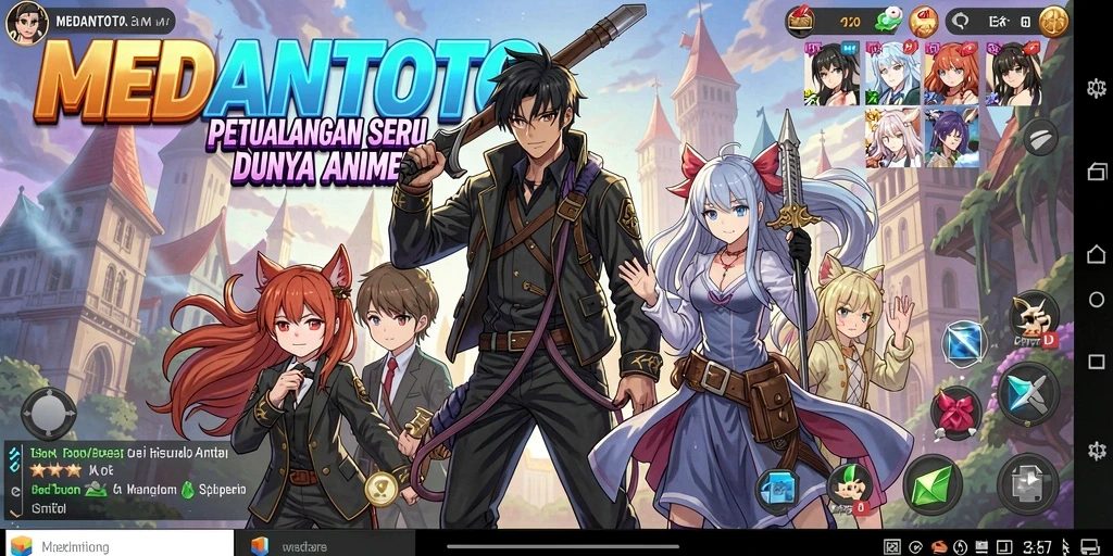 Screenshot utama MEDANTOTO menampilkan aksi seru dan visual yang memukau.