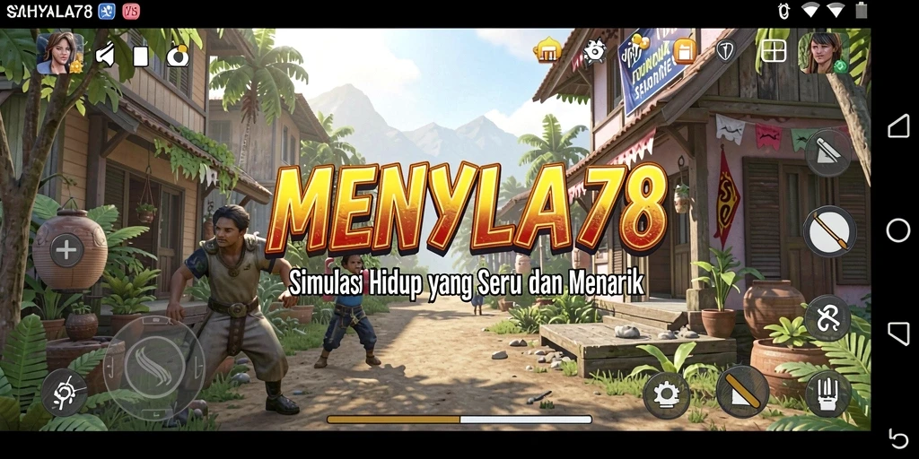 Tampilan gameplay interaktif yang mendalam dalam MENYALA78.