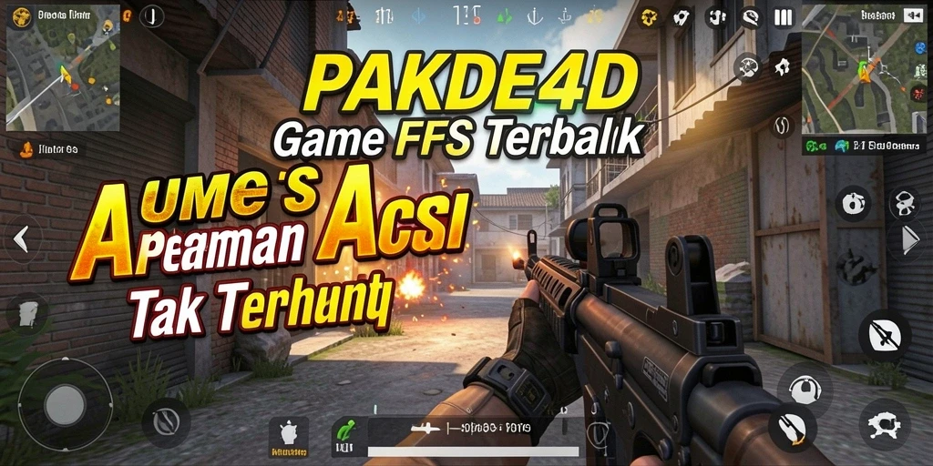 Tampilan gameplay PAKDE4D yang mendebarkan dan penuh aksi.