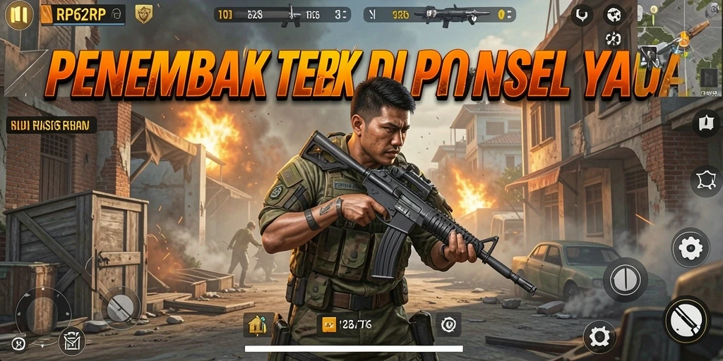 Tangkapan layar menampilkan serunya gameplay dalam <strong>RP62RP</strong> yang penuh aksi.