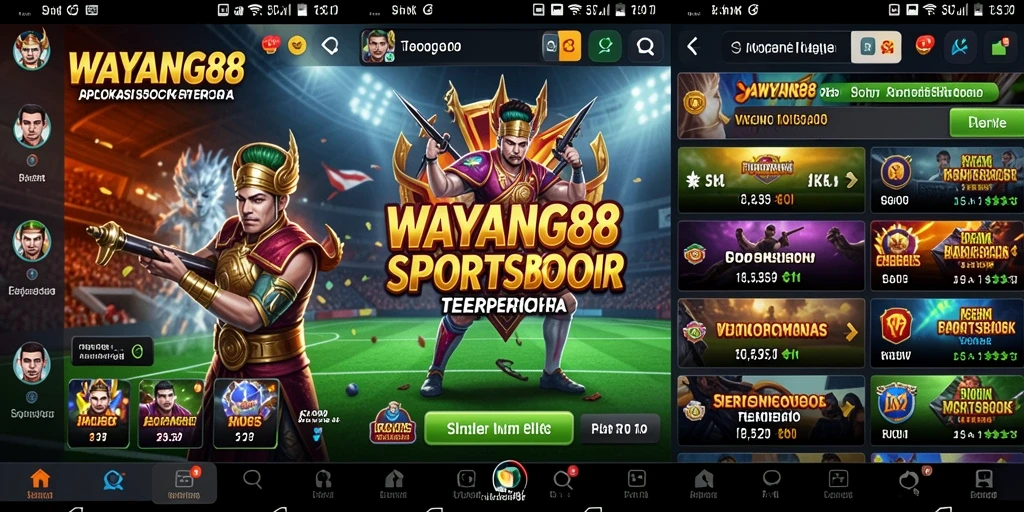 Tampilan menarik dari gameplay taruhan olahraga di WAYANG88.